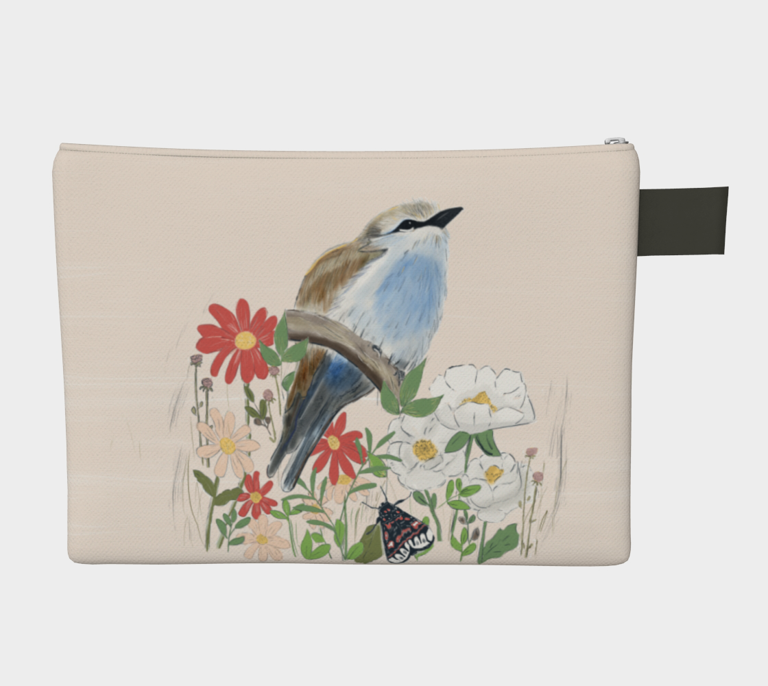 Evening in the meadow - carry all pouch
