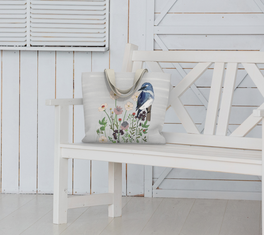 Morning in the Meadow - Large Tote