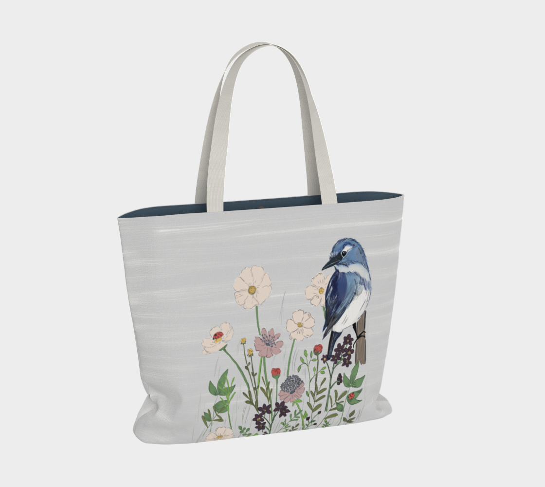 Morning in the Meadow - Large Tote