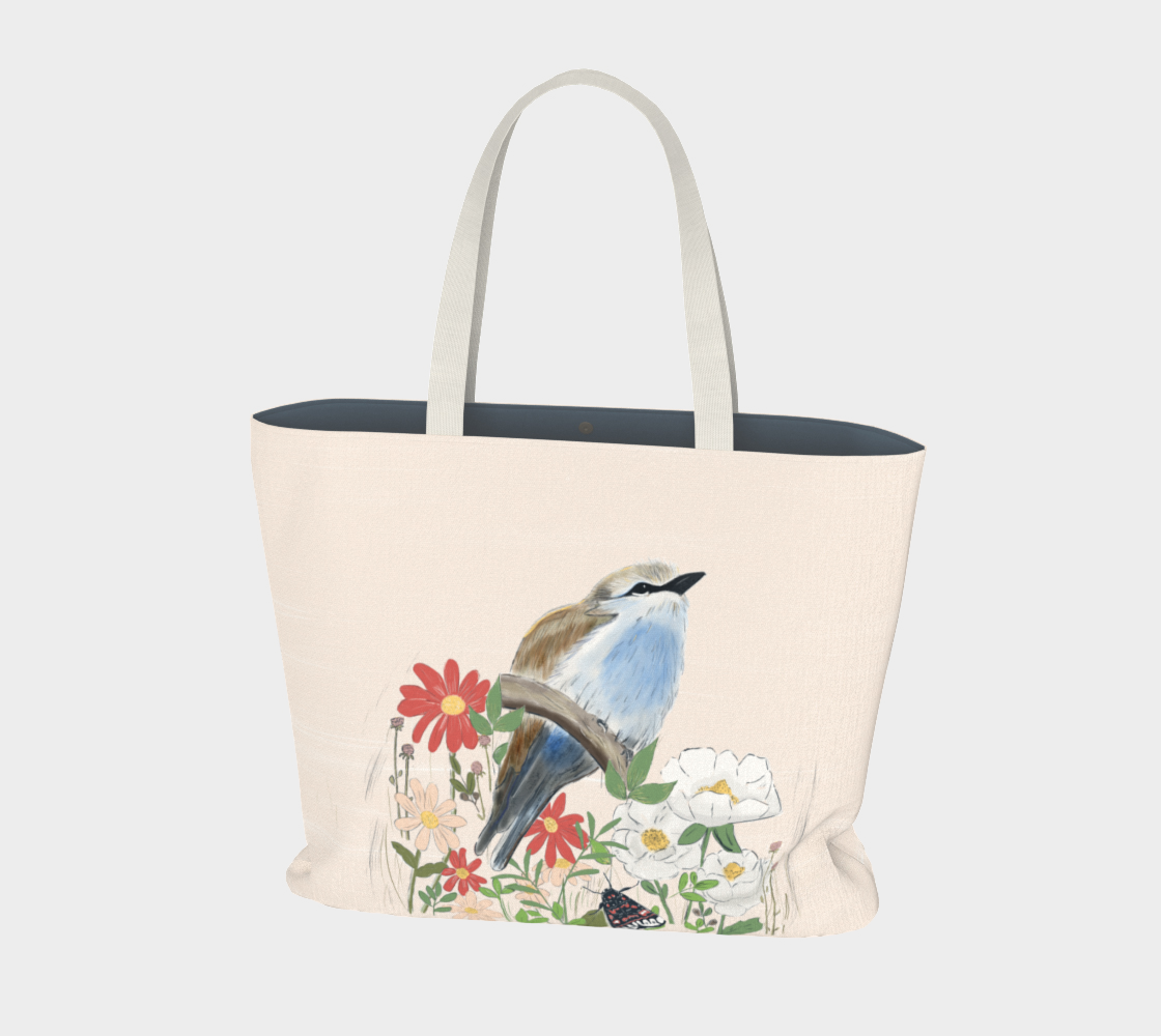 Evening in the meadow - Large Tote