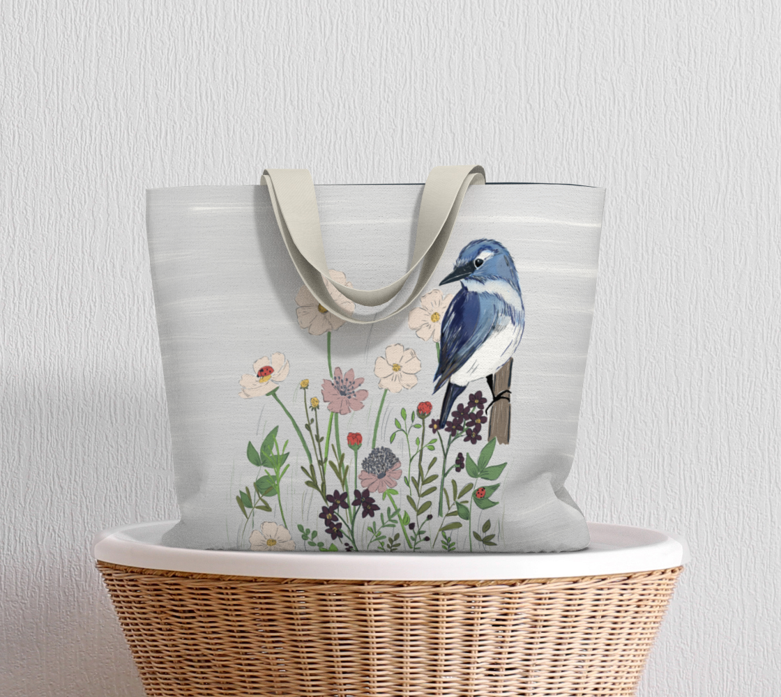 Morning in the Meadow - Large Tote